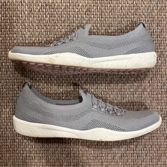 Skechers 8 Gray Memory Foam Slip On Sneakers - Picture 6 of 8